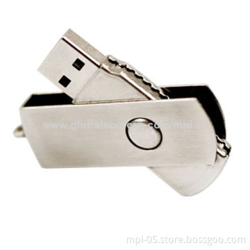 Mini Rotate USB Flash Drive, Customized Logos are Welcome